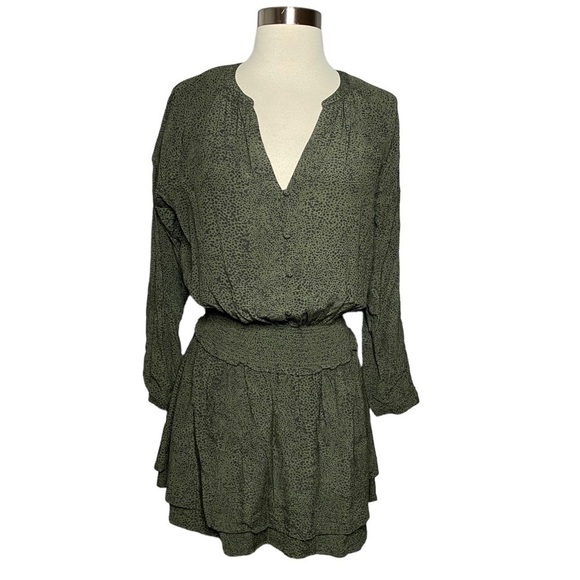 Rails Jasmine Long Sleeve Snake Print Dress - Picture 1 of 8